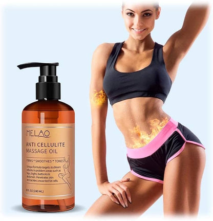 Huile de massage anti-cellulite aux extraits de plantes pour la perte de poids naturelle Oragnic de marque privée