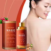 100% naturel amande soins de la peau dodue cicatrice vergetures élimination Anti-rides hydratant végétalien magique luxe corps raffermissant huile