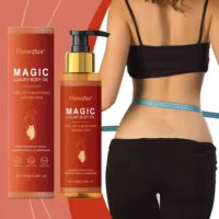 100% naturel amande soins de la peau dodue cicatrice vergetures élimination Anti-rides hydratant végétalien magique luxe corps raffermissant huile