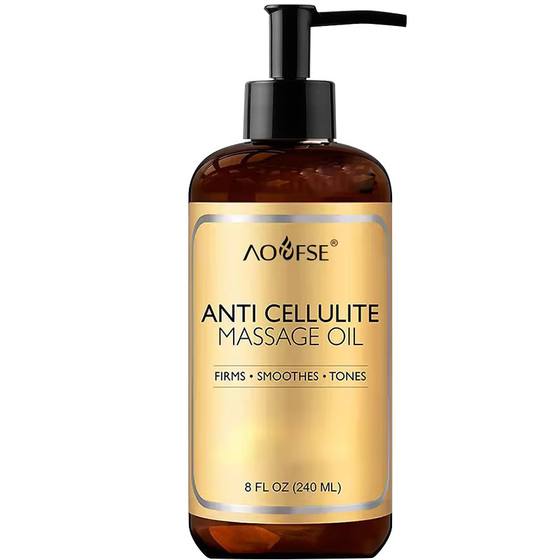 Huile de massage anti-cellulite aux extraits de plantes pour la perte de poids naturelle Oragnic de marque privée