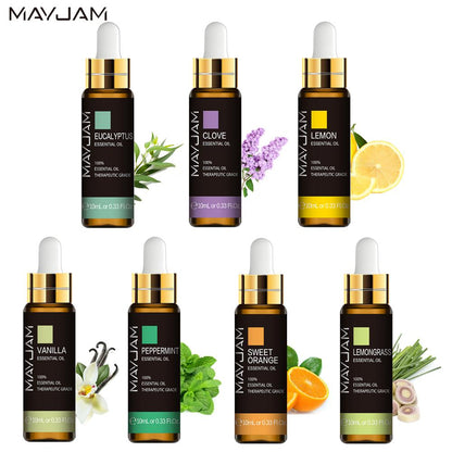 Coffret Cadeau de 28 Huiles Essentielles Naturelles Pures Massage Douche Diffuseur Huile d'Arôme Lavande Vanille Sauge Jasmin Rose Anti-Stress