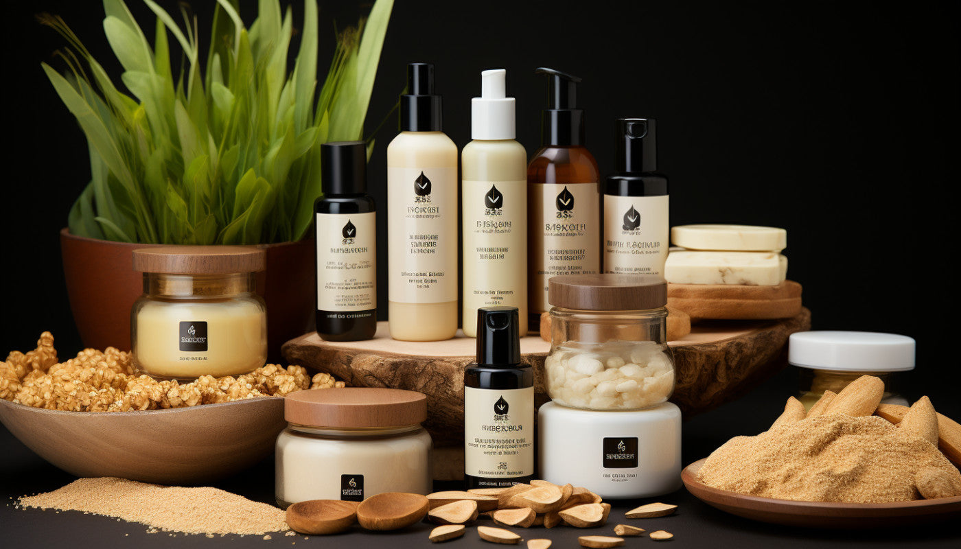 Game de produits pour une peau ravissante